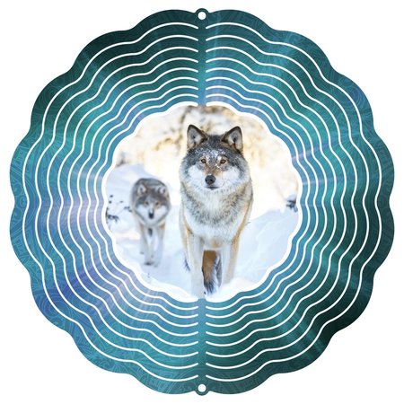 NEXT INNOVATIONS 16" Alpha Wolf Wind Spinner 101406001-ALPHAWOLF